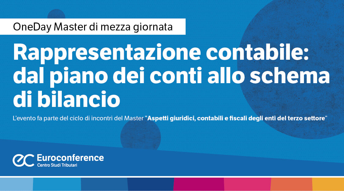 Immagine Rappresentazione contabile: dal piano dei conti allo schema di bilancio | Euroconference